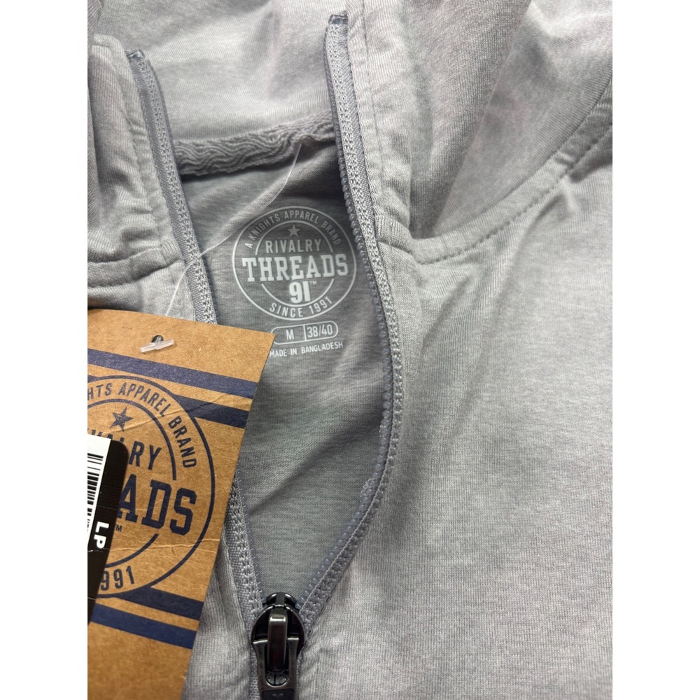 Ohio State Buckeyes Mens Grey Quarter Zip Pullover Size M NEW Rivalry Threads - Picture 4 of 5